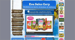 Desktop Screenshot of evesales.com